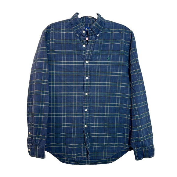 Ralph Lauren Other - Ralph Lauren Shirt Mens‎ Medium Blue Blackwatch Plaid Casual Button Down Top